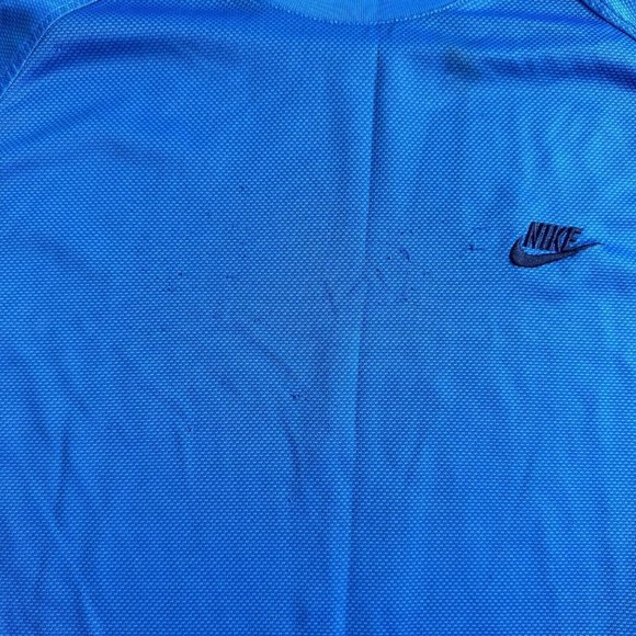 Vintage Y2K Nike Gray Tag Crewneck Pullover Active Sweatshirt Mens Size 2XL Blue - Picture 5 of 9